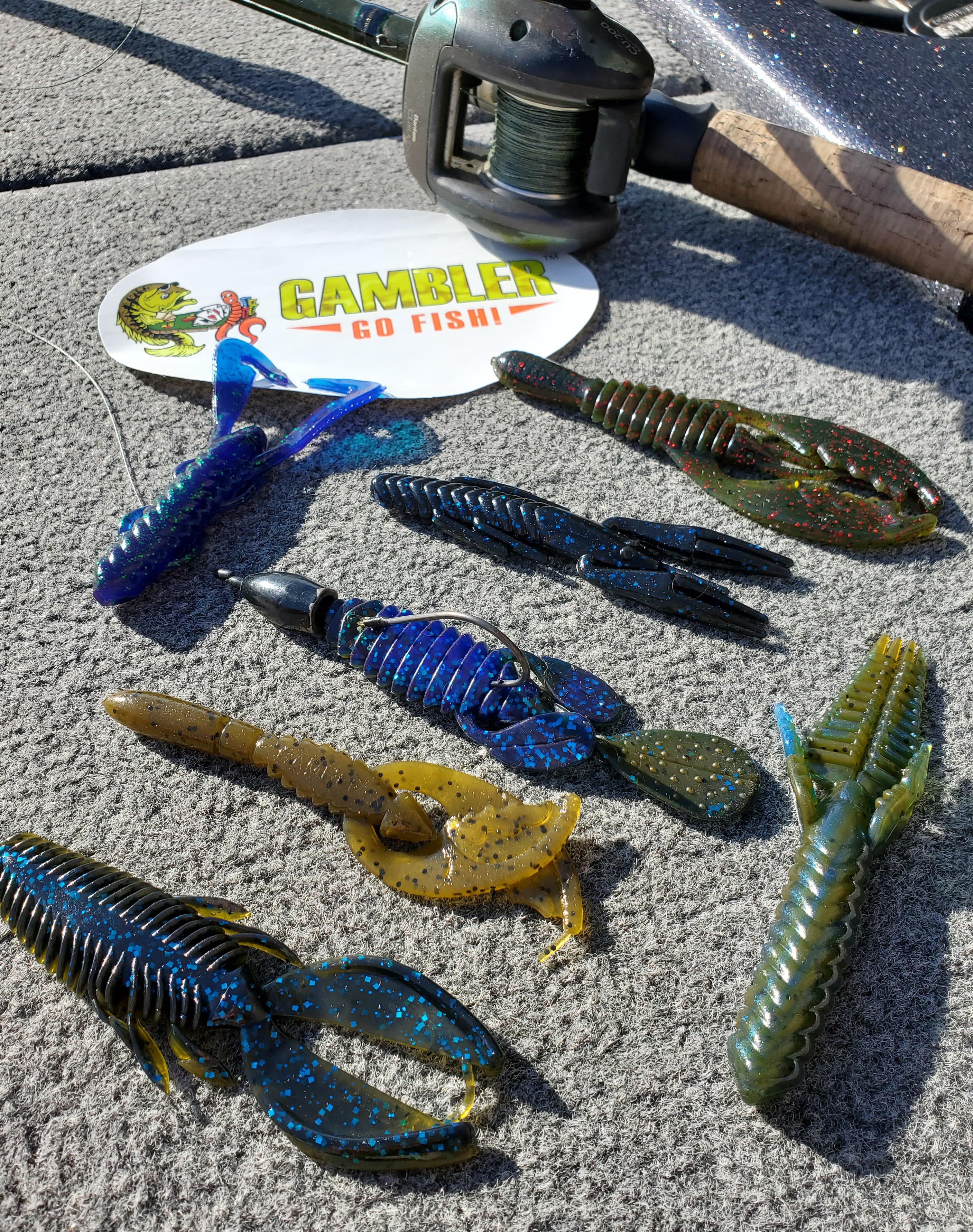 Gambler Lures on X: Flipping and punching arsenal!!!! #whynot #stinger  #uglyotter #flappydaddy #megadaddy #crawdaddy #burnercraw #punching  #flipping  / X