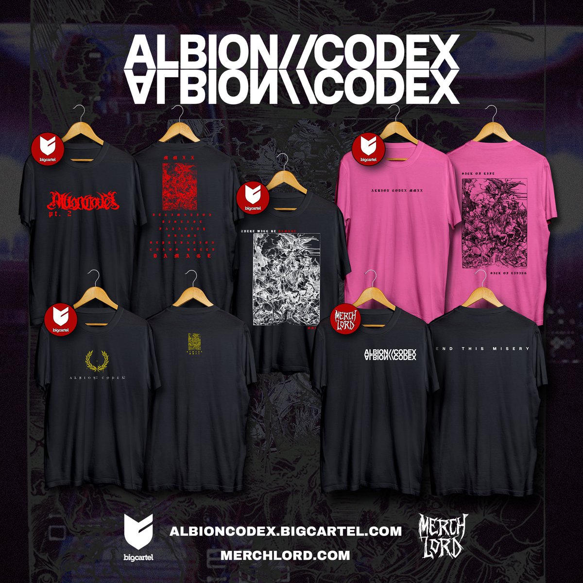 codexuk's tweet image. damage available everywhere! 

open.spotify.com/album/3m4p9nYv…

also more merch! albioncodex.bigcartel.com