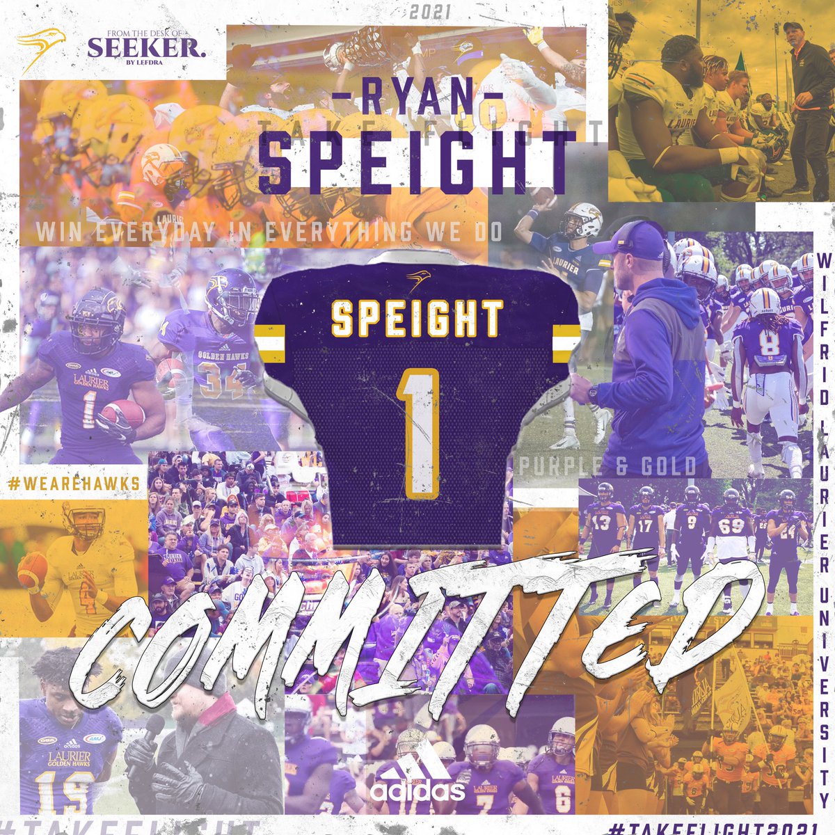 In the words of DJ Khaled...”ANOTHER ONE”!🎵

We just got stronger with WR - Ryan Speight <a href="/_RyanSpeight/">Ryan Speight</a> from Brantford becoming the second commit to our 2021 Recruiting Class! Welcome to the family Ryan! 

#TakeFlight2021 #SoarAbove