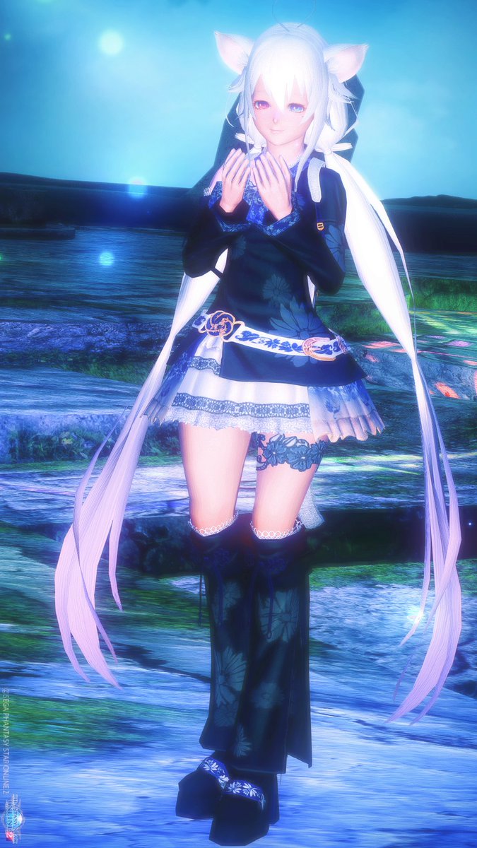neko_pso2ship7's tweet photo. おはようござい(*･ω･)ﾏｽ♪
今日のばらばらコーデ♡

　ステラヘアー
　キャットリュックF[Ou]
　和風ワンショル影[Ba]
　ズーイオスクリタ陽[In]

#PSO2 #スッキリ顔推進委員会
#フォロワーのアークスがrtしてくれてまだ見ぬアークスと繋がりたい https://t.co/SIk7xOXfYL