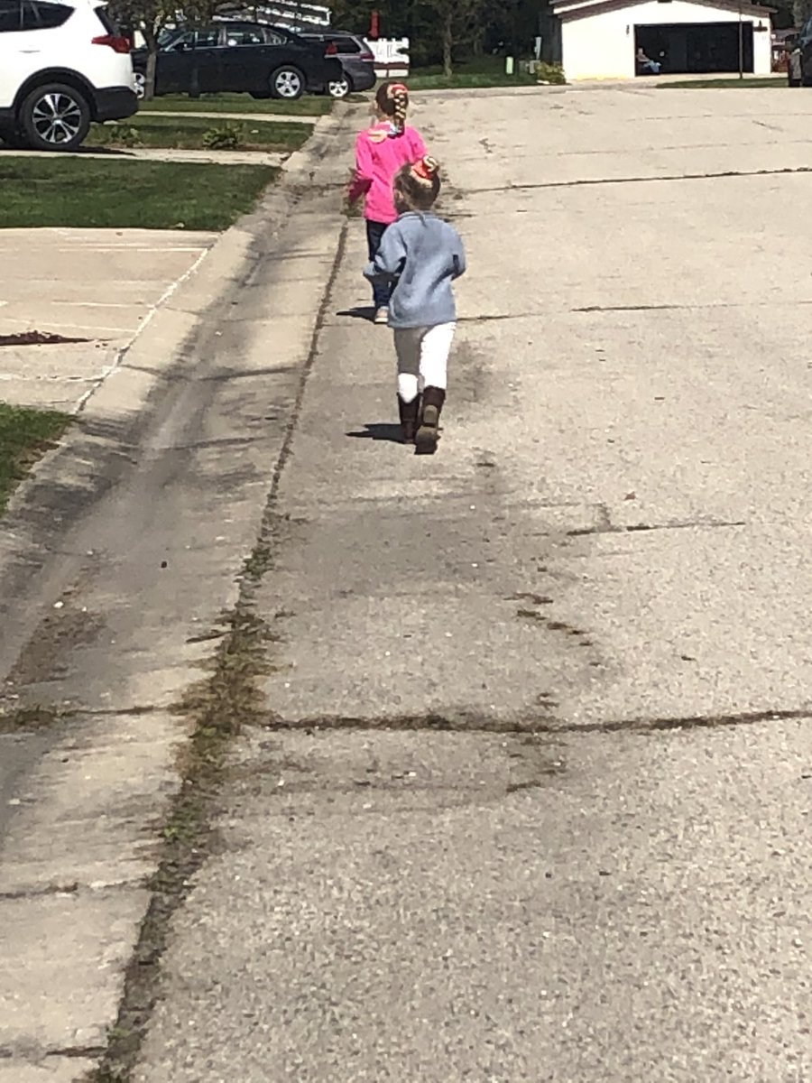 The girls and I participating in the Making Strides for Kids Virtual 5k! We love The SEDOL Foundation and all it does for our students! <a href="/SEDOLFoundation/">SEDOL Foundation</a> #run4sedol #SedolStrong