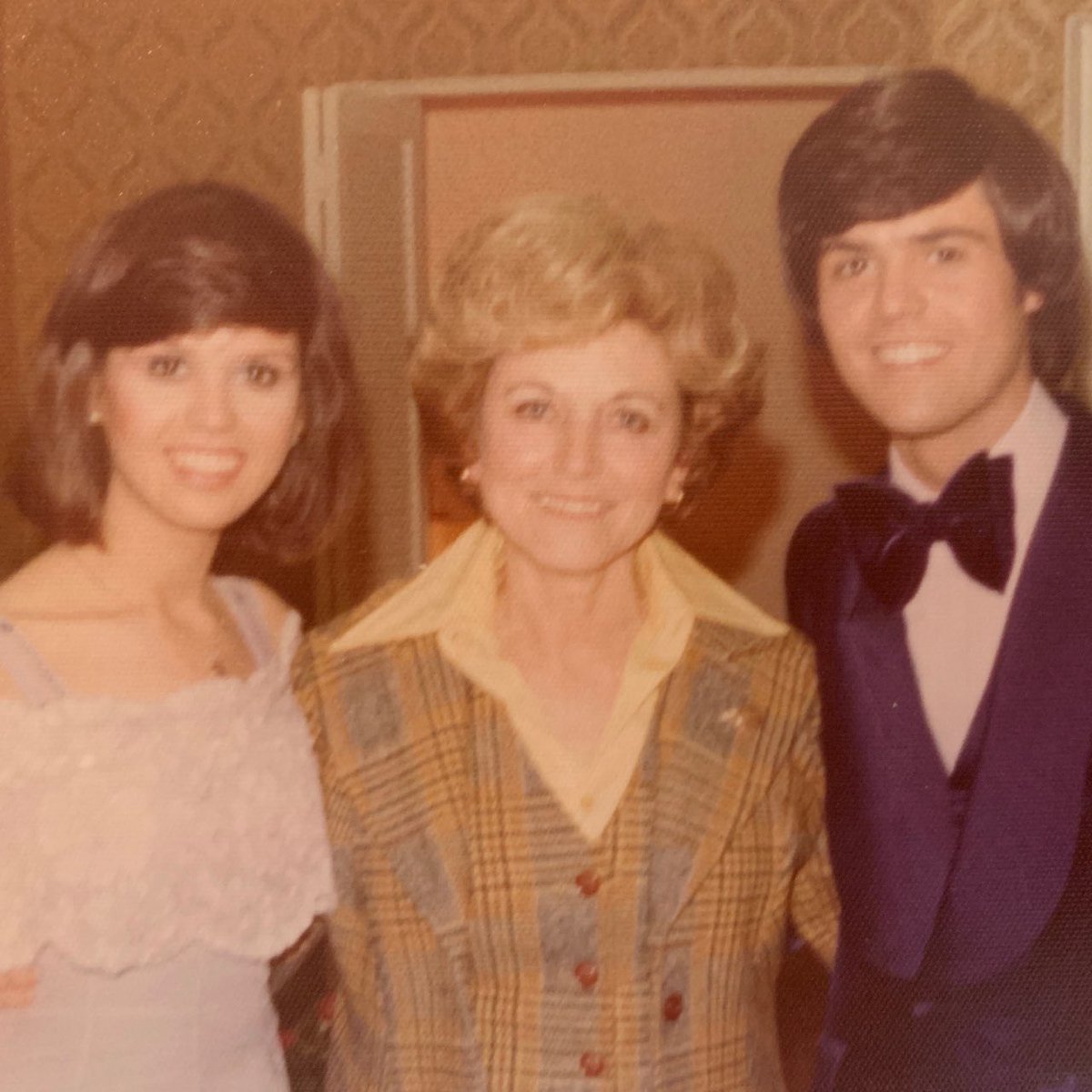 marieosmond's tweet photo. Marge Burton turned 99 this month! Love you so much and forever grateful you were the one my Mom chose to drive and watch over me years ago on the Donny & Marie show. #2ndMom https://t.co/tdr3rw7HHI