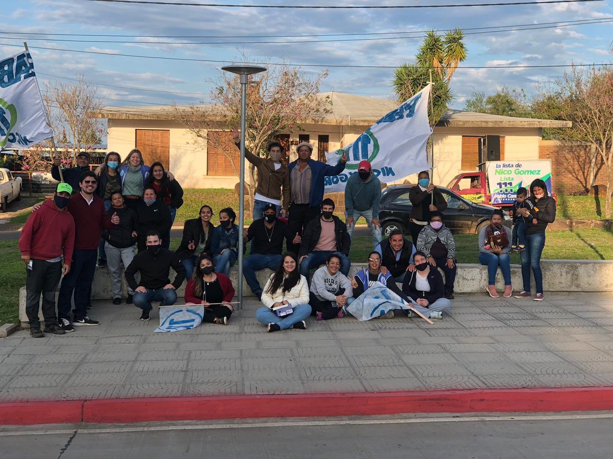 111Juventud's tweet photo. El mejor equipo! La mejor militancia, el Domingo 27 votamos a Pablo Caram intendente con la lista 111. 🗳 https://t.co/mK6WiGeN1w