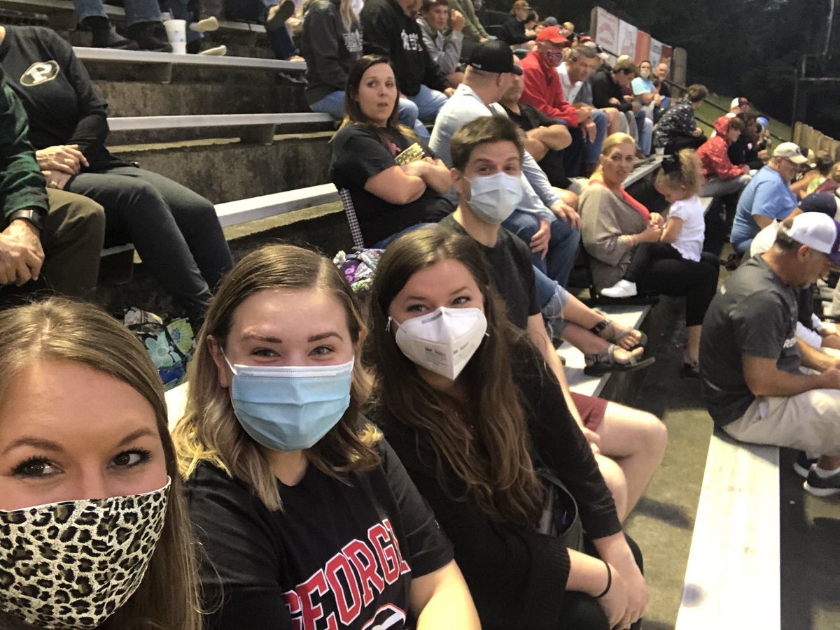 Cheering on our Senior Dragons with @MrsWestRoyal @bethanylynnea !  <a href="/Pepperell_Pulse/">Pepperell High School</a> <a href="/PepperellBand/">Pepperell Band Boosters</a> <a href="/PHSDragonsFB/">Pepperell Dragons Football</a> #GoDragons #football #footballcheer #band #colorguard #crosscountry