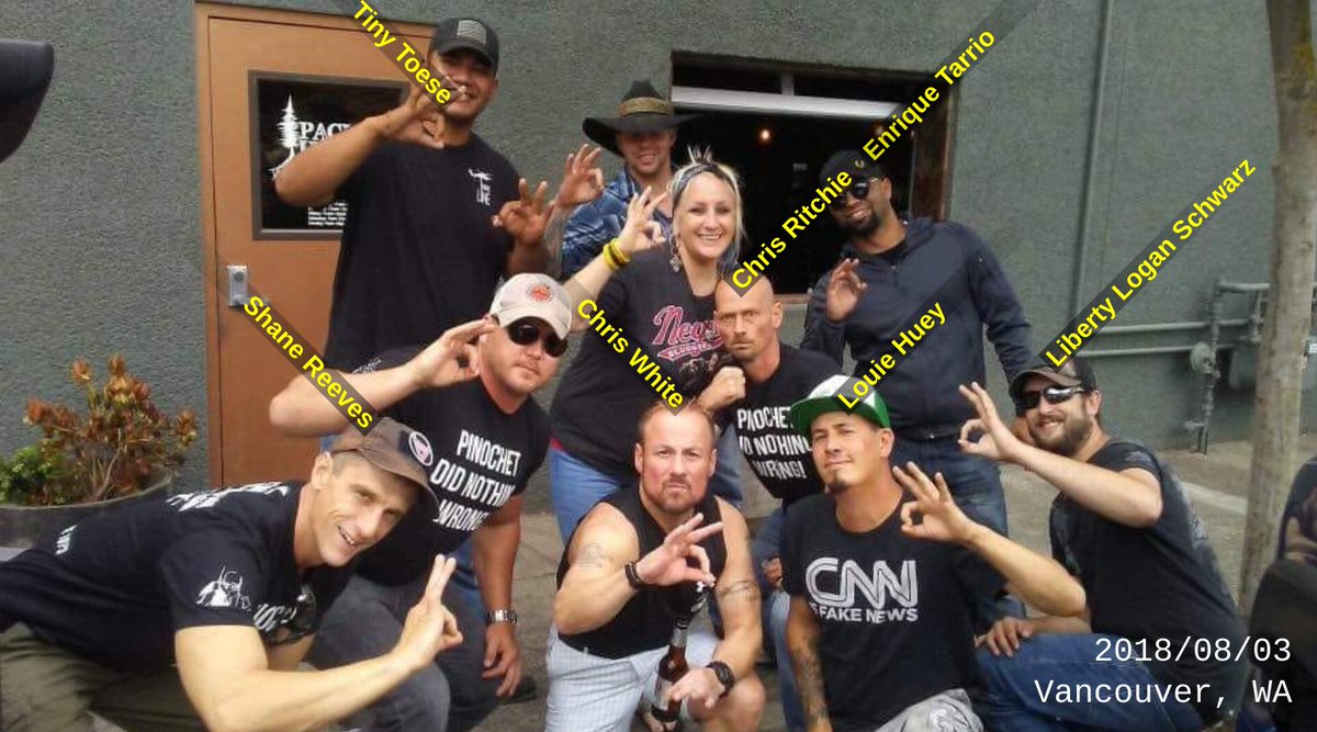 Colorado neo-Nazi propagandist & Proud Boys hate group member Shane Reeves also participated in the deadly "Unite The Right" neo-Nazi rally. Read  @COSAntiFascists' reporting on him here:  https://cospringsantifa.noblogs.org/post/2017/08/18/charlottesville-participant-shane-reeves/  https://twitter.com/COSAntiFascists/status/1254858271027900420