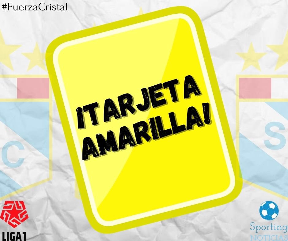 SportingNTCS's tweet photo. #HoyJuegaCristal #FuerzaCristal
Liga1 - Fecha 12
71’ Tarjeta amarilla para Morales. 
Sporting Cristal 1-0 Alianza Universidad https://t.co/JKAxe56iVp