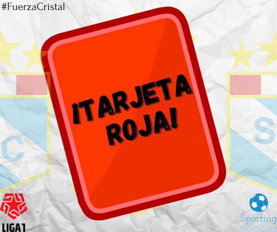 SportingNTCS's tweet photo. #HoyJuegaCristal #FuerzaCristal
Liga1 - Fecha 12
90+2 Se va expulsado Revollar. 
Sporting Cristal 1-0 Alianza Universidad https://t.co/YCqLHympZB