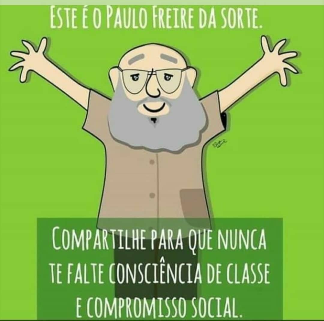 Paulo Freire entre imagens e memes