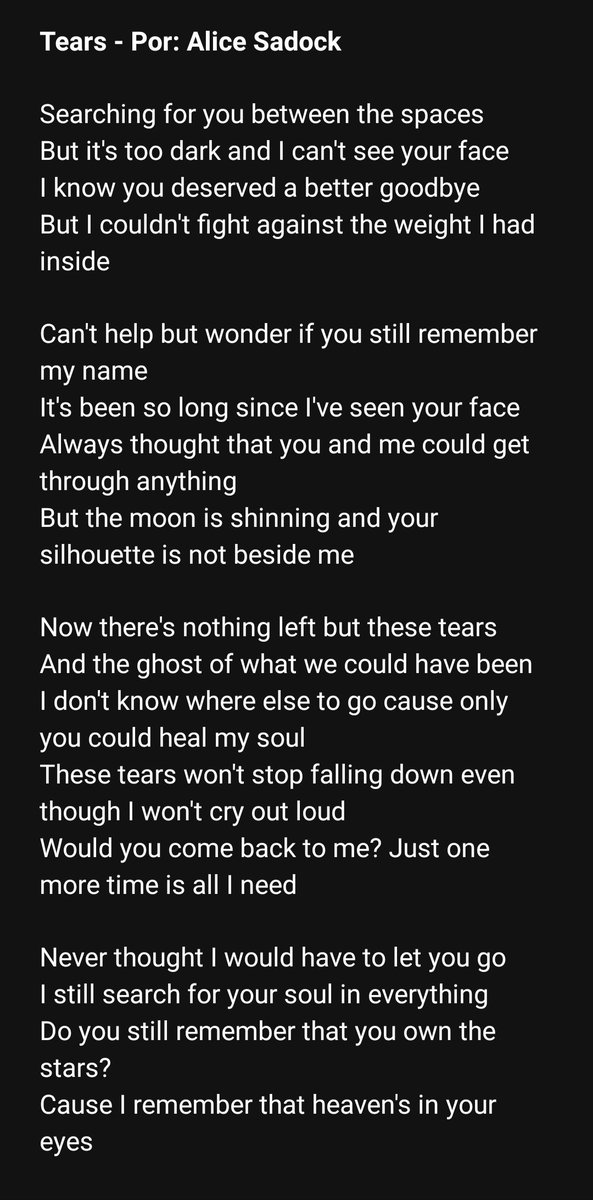 hs18lt's tweet photo. Finalmente estou mostrando pra vocês a música que levou os dois a se encontrarem. Eu tinha planejado colocar outra, mas a perfeita @sxvwlle escreveu uma música pra au (sim, eu surtei muito por isso) e eu achei perfeita, então não tinha como não usar ela. Obrigada, Alice ❤️ https://t.co/dja0jcJF5h