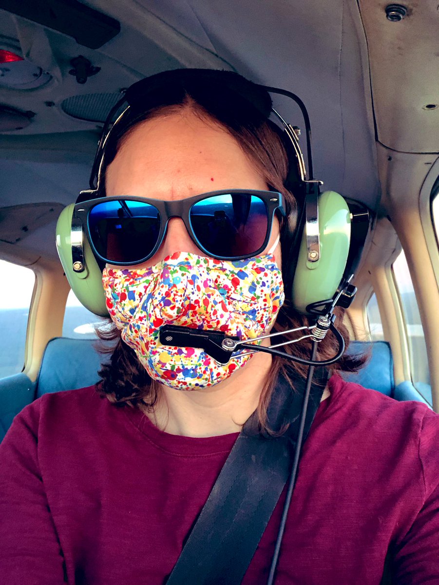 AstroKatie's tweet image. Sunset flying tonight. #FlyingLessons #ProtoPilot