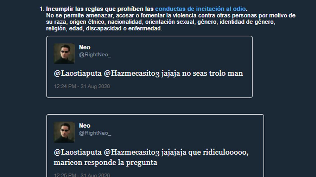 RightNeo_'s tweet photo. Cuando no tenes nada para decir, solo te queda censurar. Asi son los idiotas de hoy. Ya tengo mi cuenta de nuevo https://t.co/TVVuAtBPnI