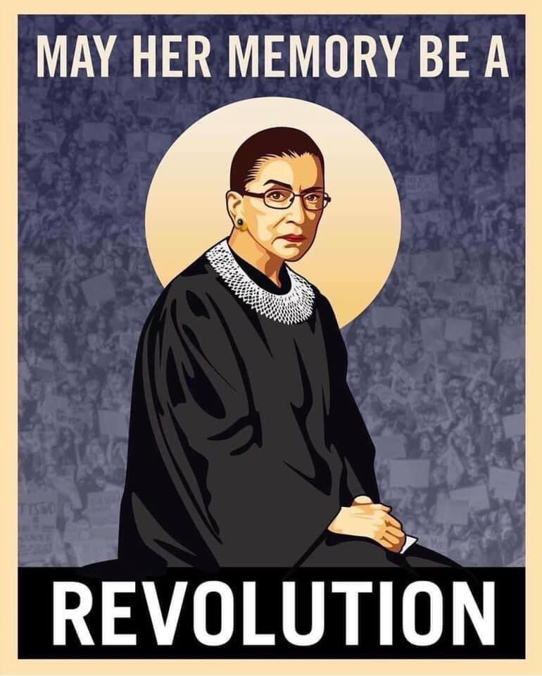  #RuthBaderGinsburg  #RBGRevolution 