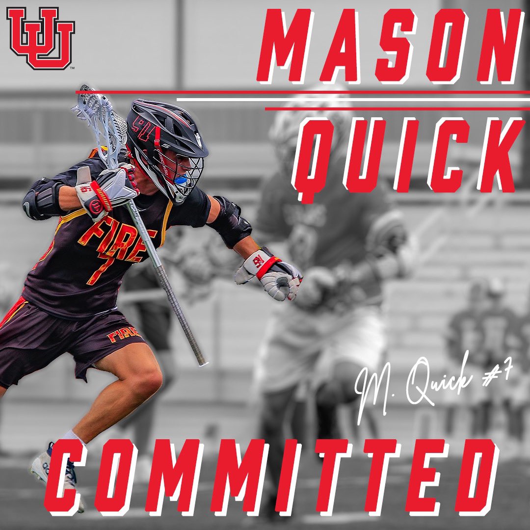 91 Maryland (@91maryland) on Twitter photo Big congrats to @masonquicky7 on his commitment to the <a href="/UtahLacrosse/">Utah Lacrosse</a>
Beast of an athlete and a throwback midfielder who can score, pass, play between the lines with a huge upside. Big congrats to @masonquicky7 on his commitment to the <a href="/UtahLacrosse/">Utah Lacrosse</a>
Beast of an athlete and a throwback midfielder who can score, pass, play between the lines with a huge upside.