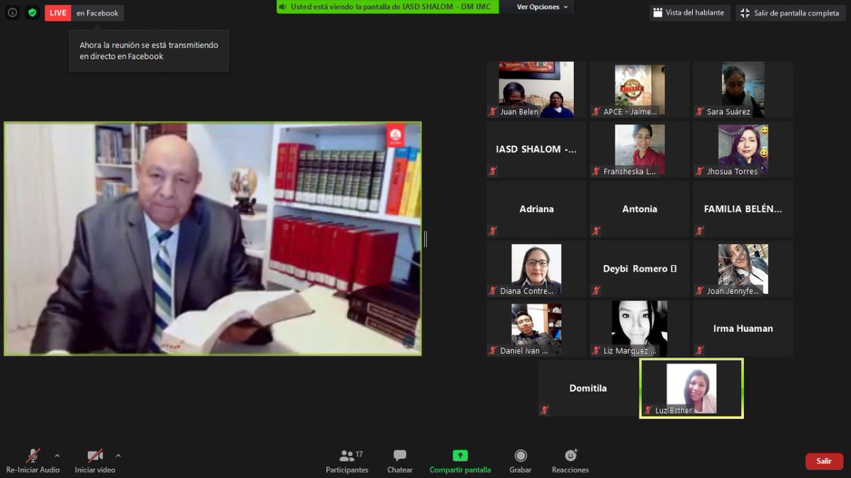 #CentrosDeEvangelismoOnLine de la #APCE conectados con la campaña 🇵🇪#LaMayorEsperanza #MasAlláDelDolor con el Pr. Alejandro Bullón #BautismoDePrimavera 🔆 <a href="/prertonkohler/">Erton C Köhler</a>