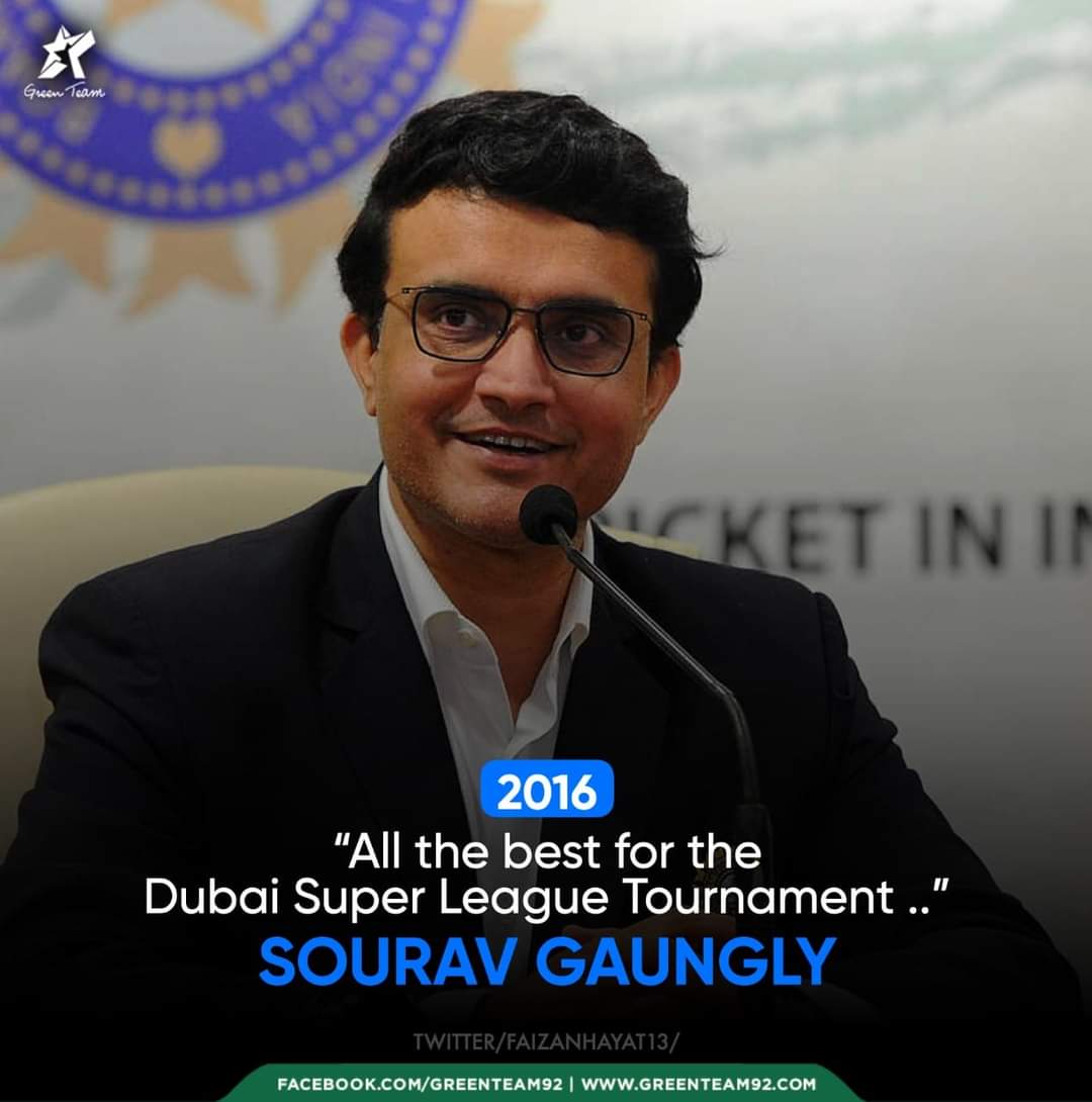 AkmalMalic's tweet photo. Throwback to a taunting statement of Sourav Ganguly who called PSL as "Dubai Super League". 

👉 Now        #IPL2020 😀😀 https://t.co/WfrDmucJ42