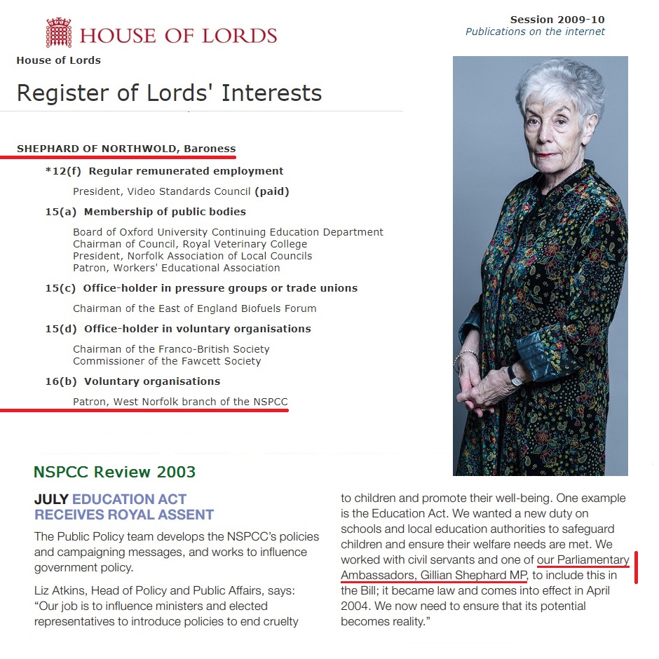 ➍➑ Gillian ShephardA dossier was sent to her office in 1995 containing detailed claims of abuse at Knowl View. Instead of acting, her office referred the dossier back to Rochdale Council, enabling Cyril Smith & others to evade justice.Former chair of Cons. Friends of Israel