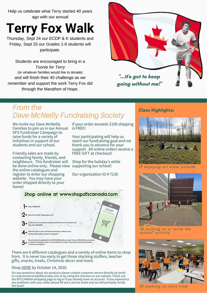 Issue 2 of our Dave McNeilly Times 🦊 #StayConnected #DMTimes #TerryFox #fundraising #classhighlights #davemcneillyrocks #elementary <a href="/RoxanneFudge/">Roxanne Fudge</a> <a href="/DianeRizzuto/">Diane Rizzuto</a> <a href="/FMPSD/">Fort McMurray Public School Division</a>