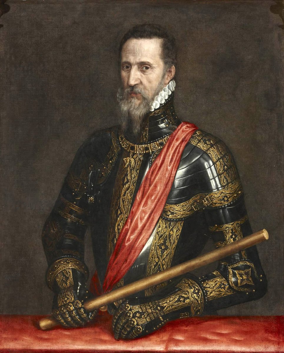 The four regiments ("tercios") of  @Lalegion_es are named after famed Spanish military commanders of the Golden Age - Gonzalo Fernandez de Cordoba, "the Great Captain," the 3rd "Iron" Duke of Alba, Don Juan of Austria, and Alessandro Farnese, Duke of Parma.
