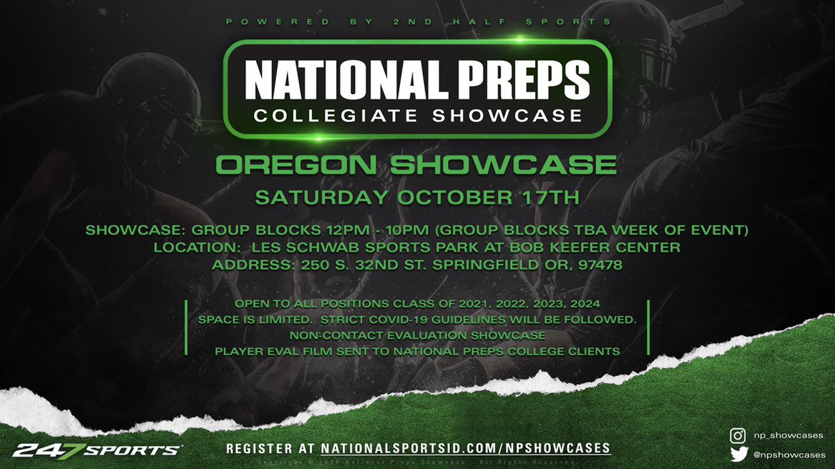 Thank you to <a href="/NPShowcases/">National Preps Showcases</a> for the invite I can’t wait to show what I got! <a href="/gladstonefball/">Gladstone Football</a>