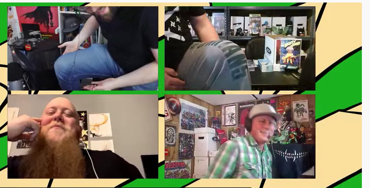 CBPoser's tweet image. @BaldBeardedBard may be the first interviewee to take on @TheComicBurrito's pants check