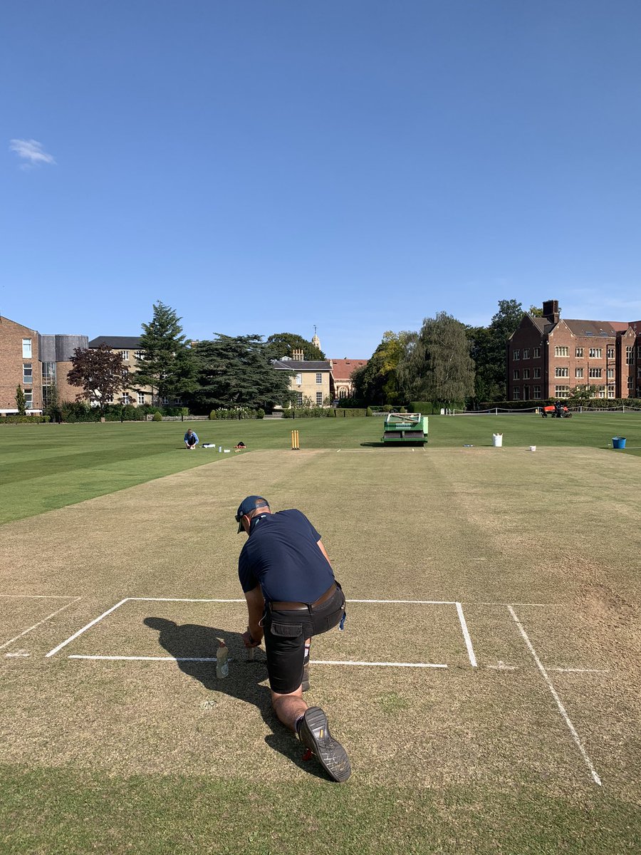 LeysCricket's tweet photo. What a great two weeks of cricket so far with 233 boys and girls playing the sports across 18 teams. Thanks to all the staff who have made this possible and the unbelievable British September weather! Also @LeysGround for preparing superb facilities #septembercricket https://t.co/QYxeYVp3Pm