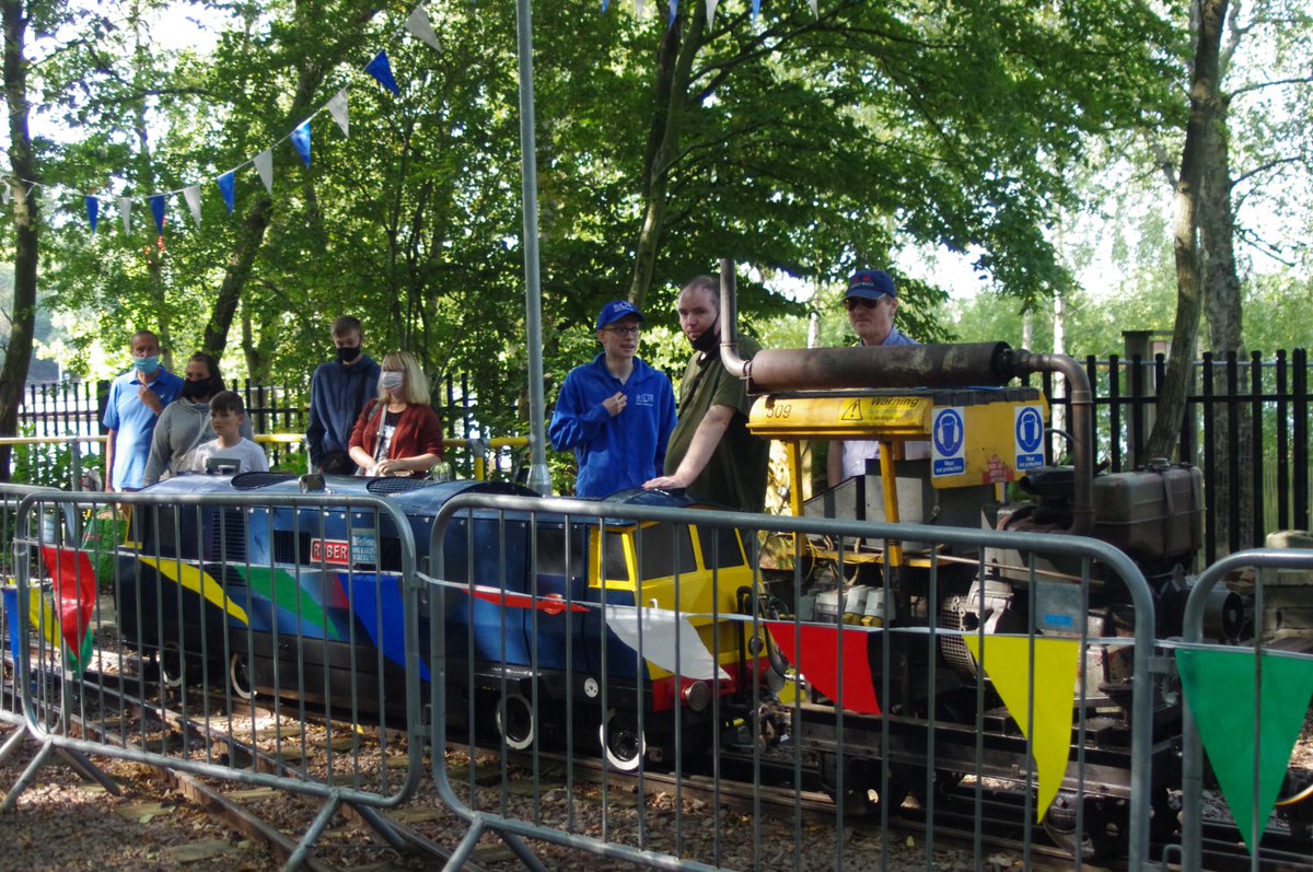 Day 2 of our Open Weekend today.

Why not pop down to find out more about how the RLR operates, ride on our double headed trains or visit our Workshop!

Trains running 11:00 - 17:00 every 20minutes.