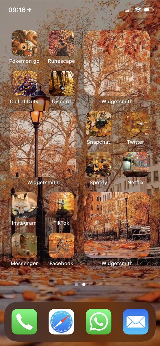 Spend so much time on it just to have it not perfectly fit but it is ok #ios14homescreen