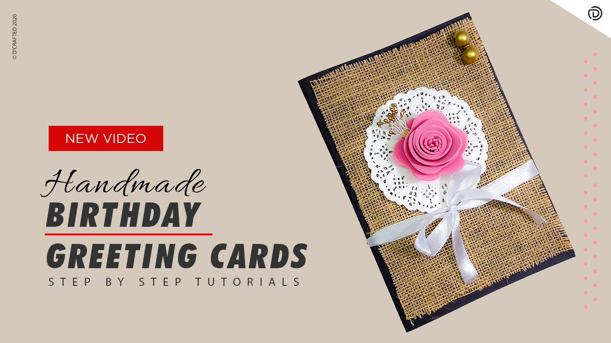 TheDcrafted's tweet photo. Beautiful Birthday Card | Card Making Ideas | Handmade Card for Birthday https://t.co/XW6rqflnj3 via @YouTube @YTCreatorsIndia
#greetingcards #handmade #dcrafted #birthday https://t.co/5qortnJF7Z