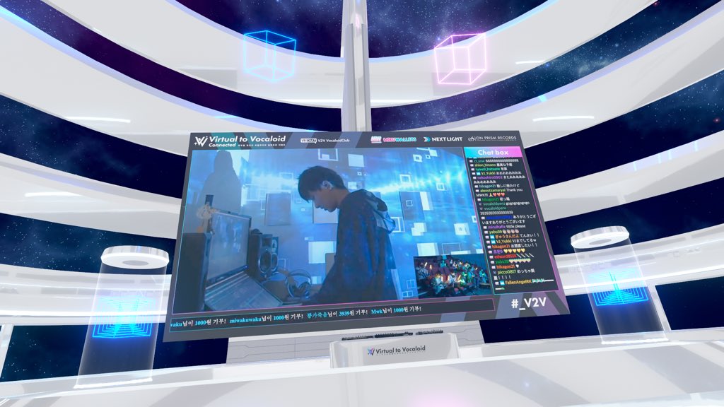 v2v_official's tweet photo. バーチャル空間のボカロエレクトロイベント #_V2V Connected

四番手は市瀬るぽ(@LUPO_Reportage )！

▼#VRChat World Name▼
V2V VocaloidClub

▼Twitch 配信会場▼
https://t.co/k1OOVL99IO https://t.co/eC2znRX8Tl