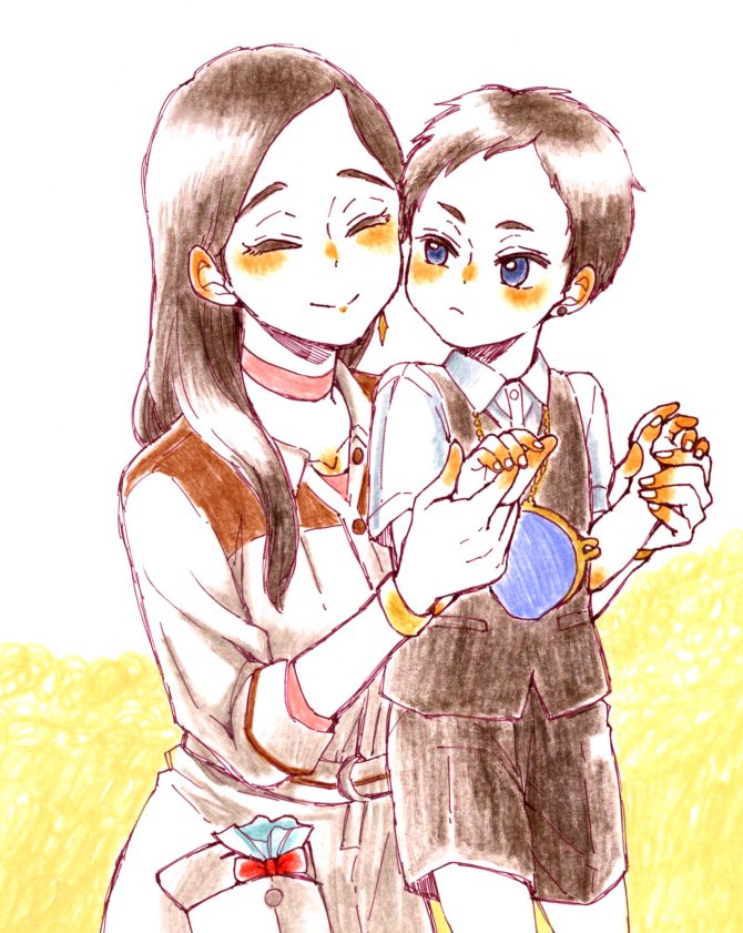 お側に 雨野さやかのイラスト お側に 雨野さやかのイラスト