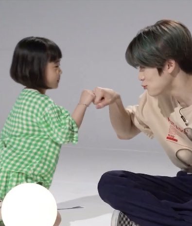 did you know that jaehyun loves children?Doyoung & Jaehyun has the same Louis Vuitton Silver Lockit Necklace, which is a symbol of protection to help children in danger.