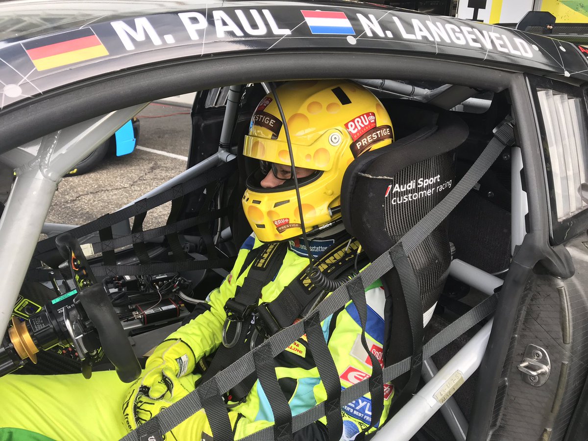 Audi driver <a href="/Langev38/">Niels Langeveld</a> is ready to go. #GTMasters