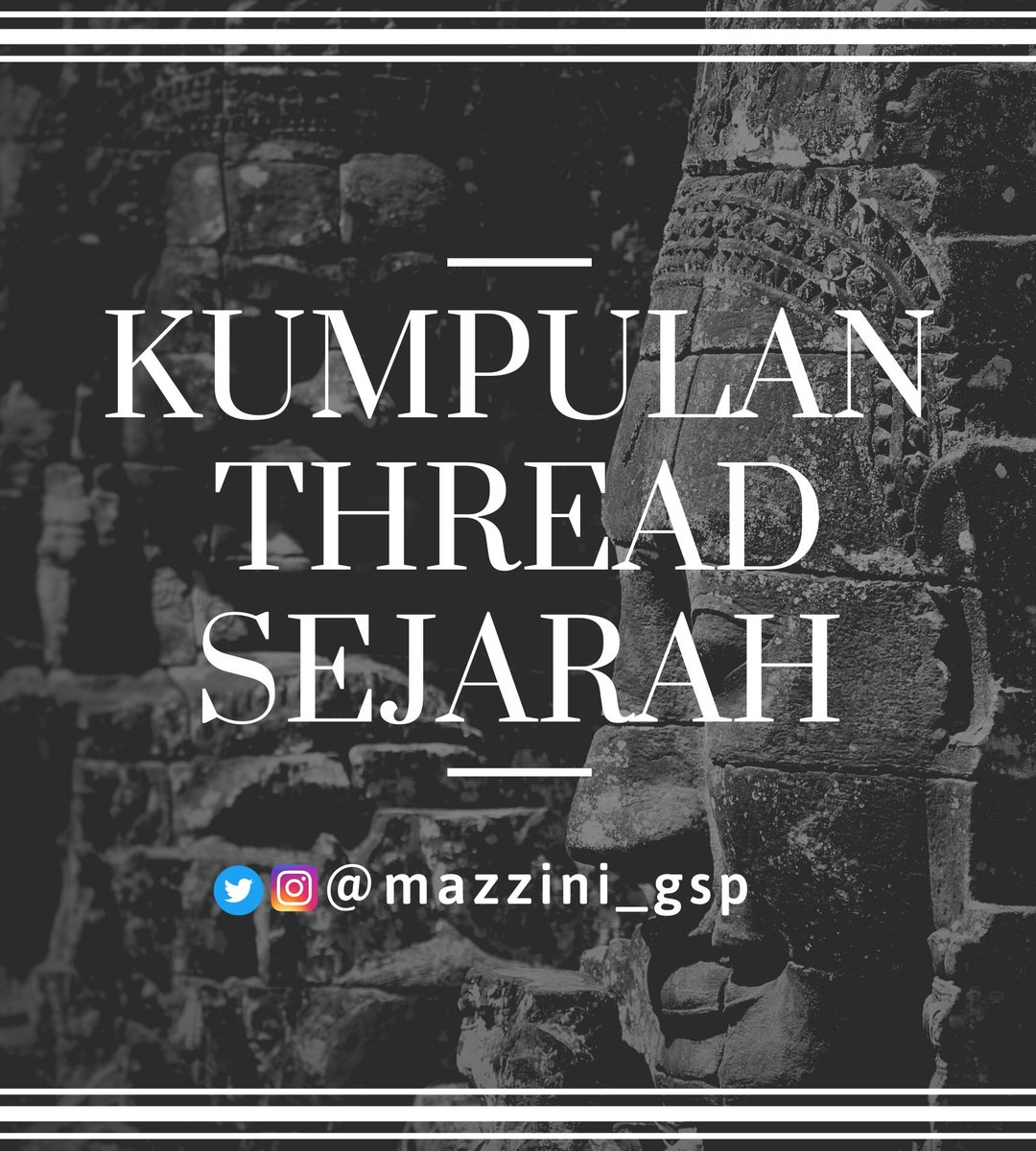 "Historia est testis temporum, lux veritatis, vita memoria, magistra vitae, nuntia vetustatis" (Sejarah adalah saksi zaman, sinar kebenaran, kenangan hidup, guru kehidupan dan pesan dari masa silam) - Cicero

Kumpulan thread gue biar yang mau baca gak capek-capek scroll ke bawah