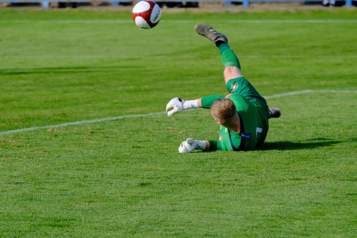 Trinity keeper Tom Jackson earning his money with 4 or 5 quality saves!