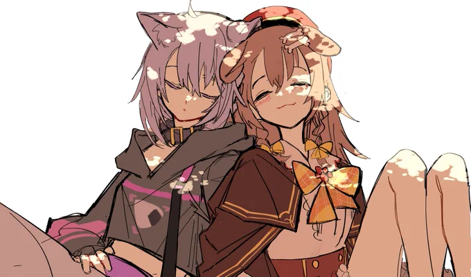 they!!!! 

#絵かゆ  
#できたてころね 