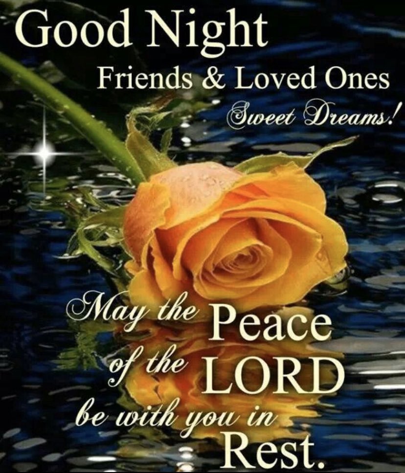 May the peace of the Lord be with you in rest! Have a Good Night! #peace #blessings #rest #calm #relax #GoodNight https://t.co/wCBERyjso0