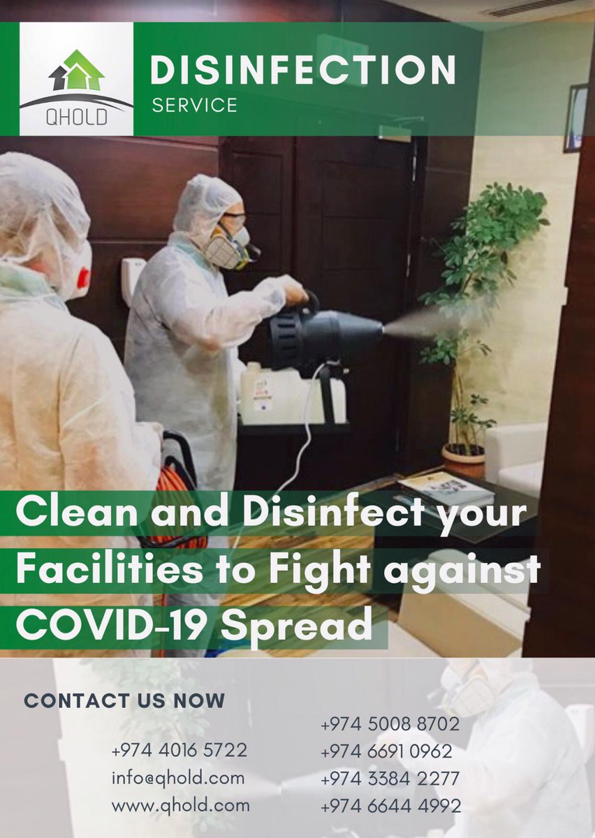 QHOLD provides 1st class
Pest Control Services/Pest Management &amp; Disinfection-Sanitation Services in Qatar
since 2013 with satisfaction guaranteed!
We have certified technicians 
#Doha #Qatar  #bpca #npma #PestControl #pestmanagment #pest