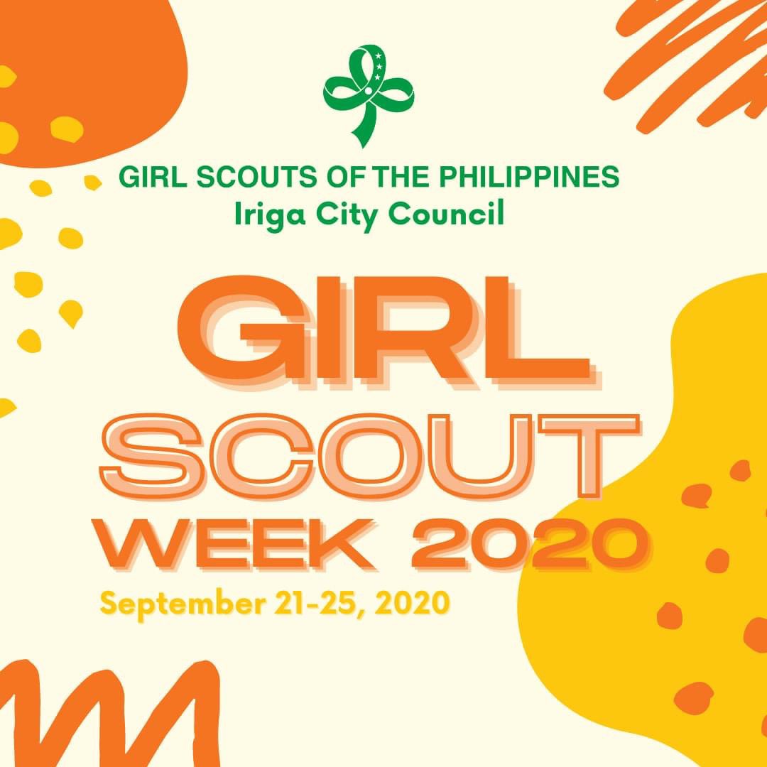 gsp_iriga's tweet photo. Hello, Girls in green!

Happy Girl Scout Week! Are you ready for the Fantastic activities that we prepared? 

September 21-25, don’t forget to save the dates, have an amazing week girls!!! 💚

#GSPWeek2020
#GirlScoutPH
#GSPIrigaCityCouncil https://t.co/3aGnSVPkKl