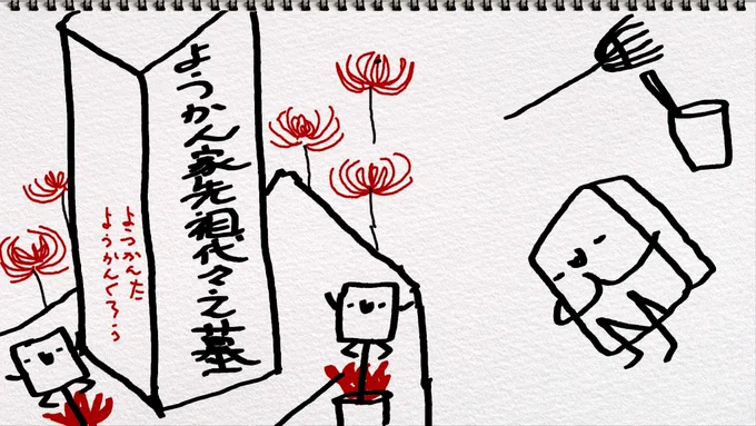 お彼岸ようかんです 