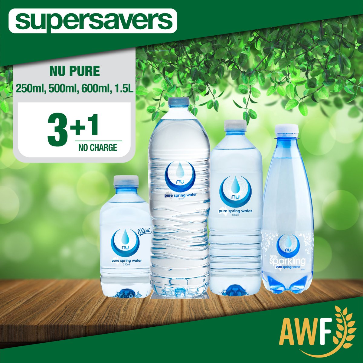 AllWaysFoods's tweet photo. Stay hydrated with this deal on Nu-Pure Water! 
View online: https://t.co/dqDe9CSRpD
-------------
📞 Call us: (08) 9041 1424
📧 Email: sales@allwaysfoods.com.au
#supersavers #AWF #AllwaysFoods #merredin #nupure #purespringwater https://t.co/zW1kHbuSLr