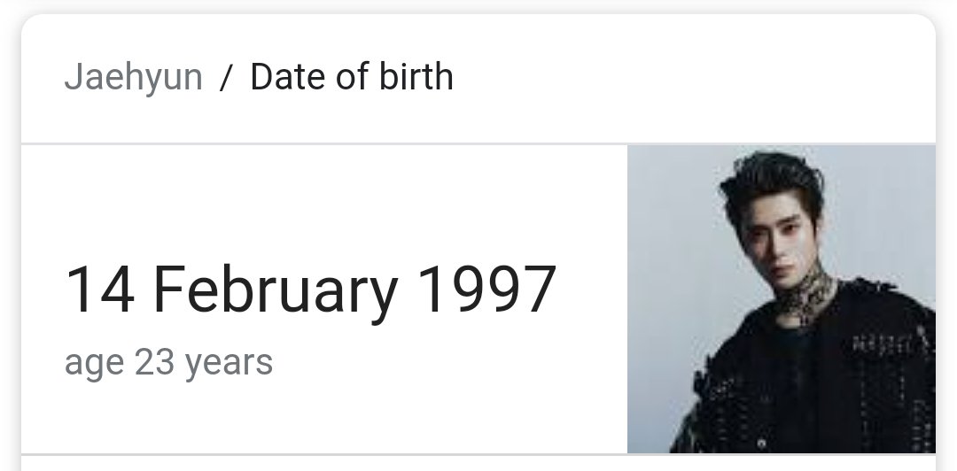 did you know that jaehyun was literally born on valentine's day?even his birthday screams love and perfection