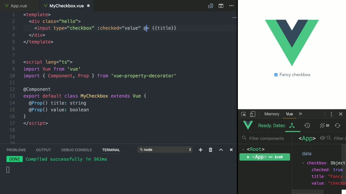 VueIt is an JavaScript framework for building user interfaces and single-page applications. It is similar to React in the way that it works.Most consider Vue to be the easiest framework to learn out of Angular and React.