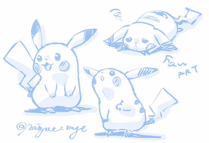 たくさんのフォローありがとうございます?(あんまり更新してませんが…?)
気晴らしに描いたピカチュウ置いときますね〜【fan art】 