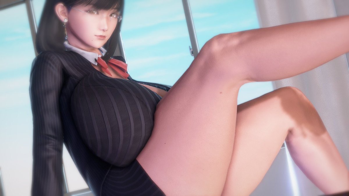 #うちの子描いてみませんかキャンペーン
#NSFW 

再掲も兼ねて。
優しくてえっちな先生ですw 