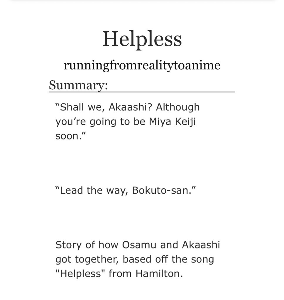 hamilton ao3