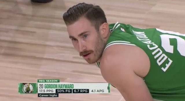 Gordon Hayward looks like he owns ten pairs of Chelsea Boots