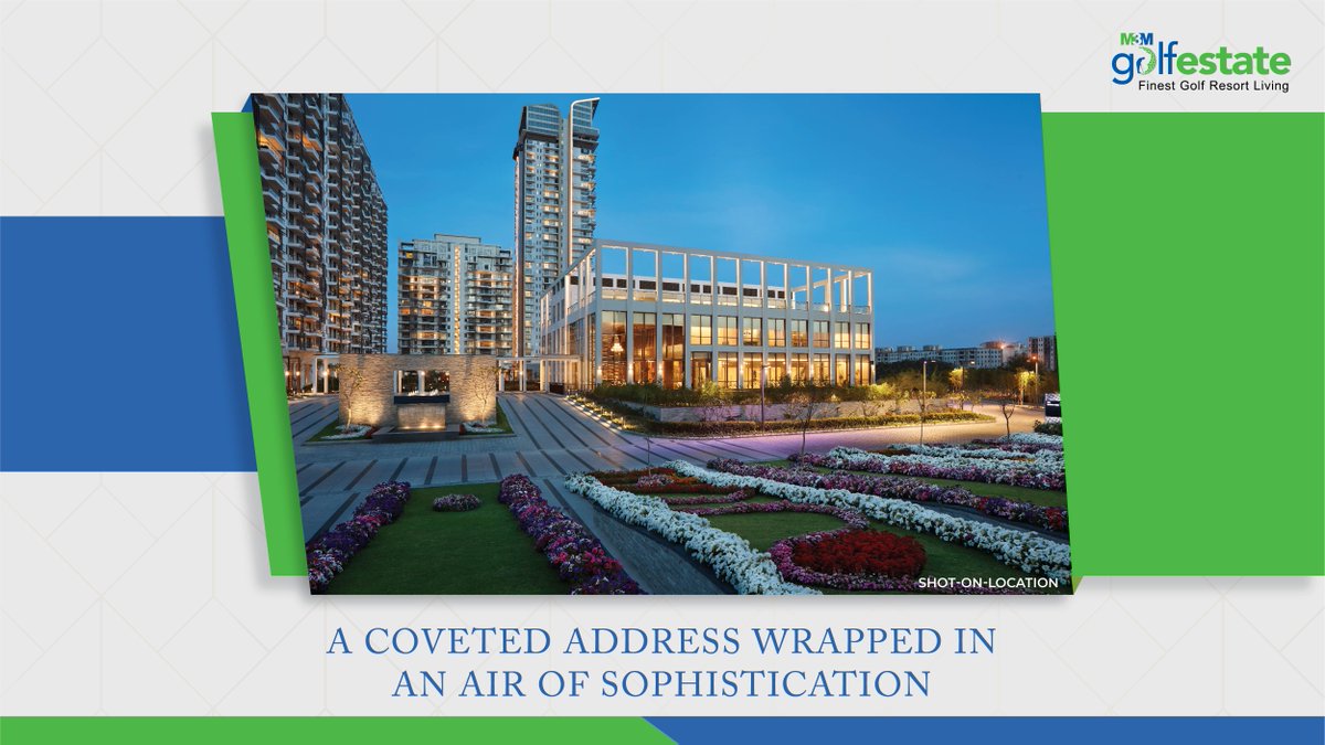 M3MIndiaPvtLtd's tweet image. M3M Golfestate is luxury at its finest with exquisite fittings, flawless designs and expansive spaces. Quality and privacy take precedence here with only 2 apartments to a floor for superlative comfort.
#M3MIndia #M3MGolfestate #Sector65 #GolfCourseRoadExtn #Gurugram