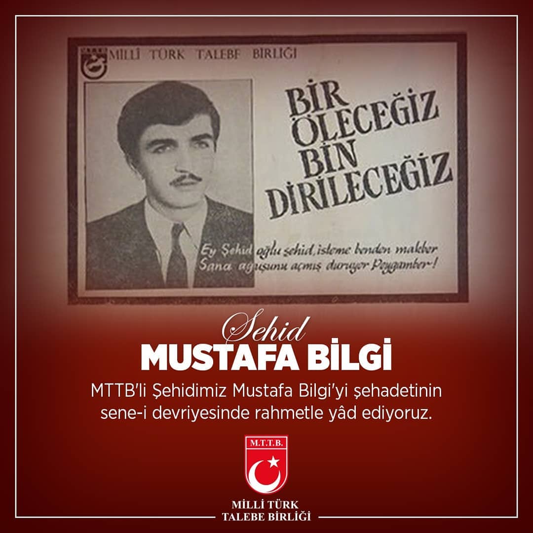 mttborgtr's tweet photo. MTTB'li Şehidimiz Mustafa Bilgi'yi şehadetinin sene-i devriyesinde rahmetle yâd ediyoruz. https://t.co/T7dANDQslL