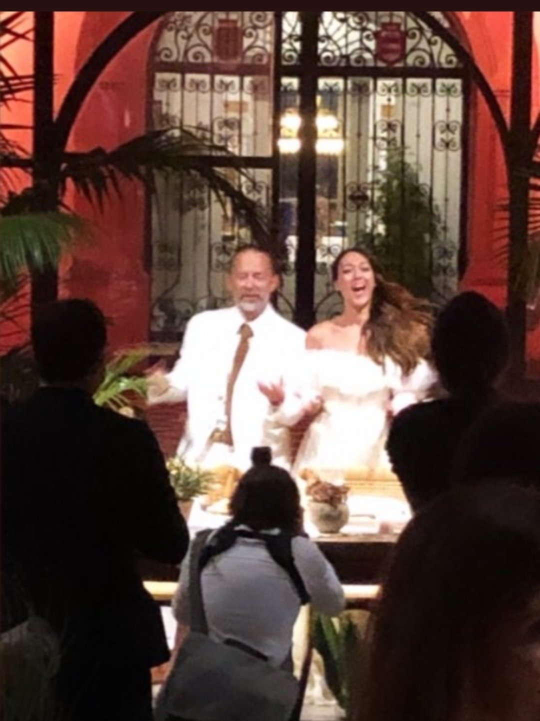 Thom cheap yorke wedding