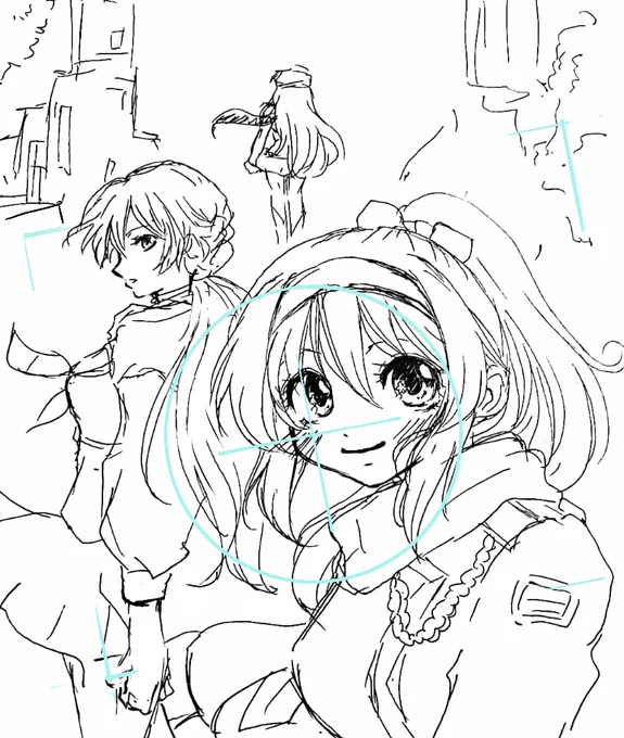 昨日の落書きにちょっと足してみました♪
撮影者はSVDさんのイメージ。  
 #ドルフロ 